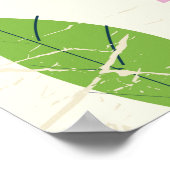 Colombo Sri Lanka Vintages Reiseplakat Poster (Ecke)