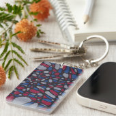 Colombus Blue Blazers Schlüsselanhänger (Vorderseite rechts)