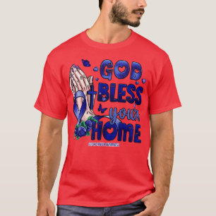 Colon Awareness Awareness God Segen Glaube Hoffnun T-Shirt