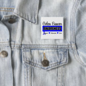 Colon Cancer Awareness Abzeichen Button (Beispiel)