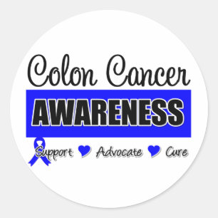 Colon Cancer Awareness Abzeichen Runder Aufkleber