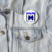 Colon Cancer Awareness Butterfly Button (Beispiel)