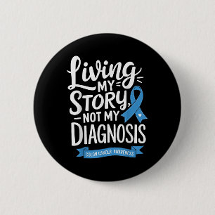 Colon Cancer Awareness Colorectal Cancer Month Button