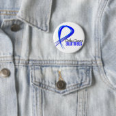 Colon Cancer Awareness Grunge Ribbon Button (Beispiel)