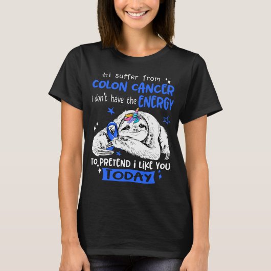 Colon Cancer Awareness Month Ribbon Geschenke T-Shirt (Vorderseite)