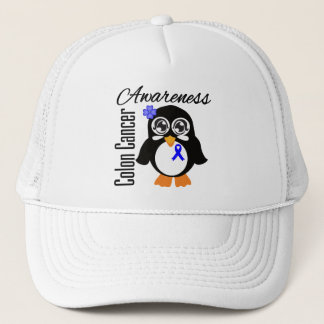 Colon Cancer Awareness Pinguin Truckerkappe