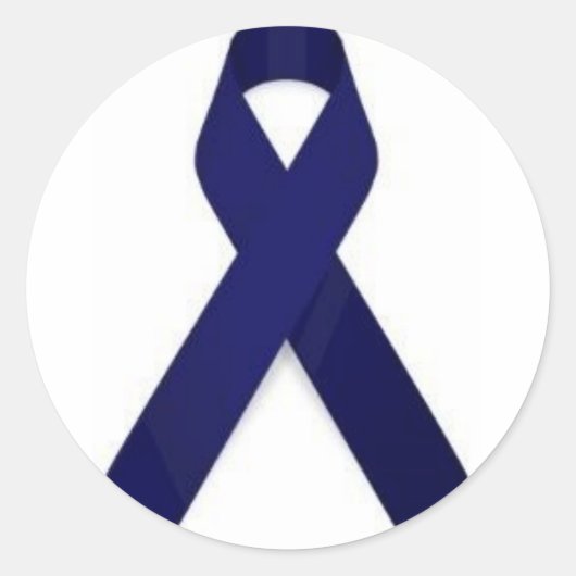 Colon Cancer Awareness Runder Aufkleber (Vorderseite)