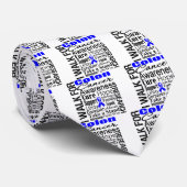 Colon Cancer Awareness Walk Krawatte (Gerollt)