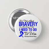 Colon Cancer Battle Button (Vorne & Hinten)