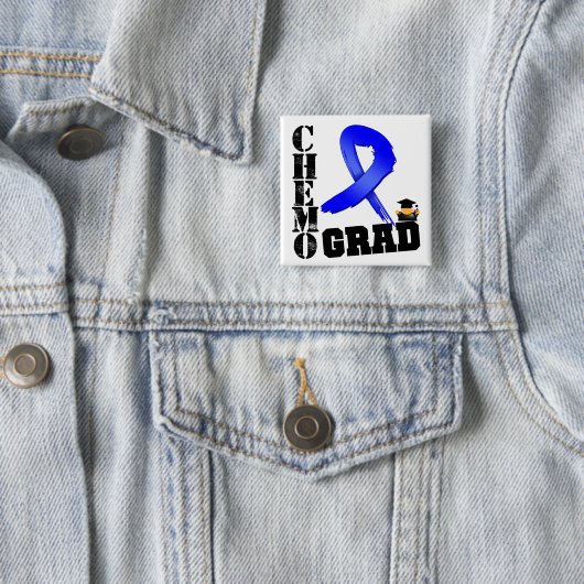 Colon Cancer Chemo Grad Button (Beispiel)