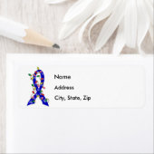 Colon Cancer Christmas Lights Ribbon (Insitu)