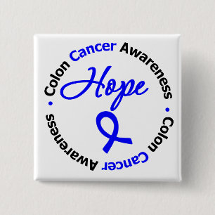 Colon Cancer Hope Button