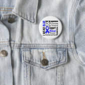 Colon Cancer I Traar Blue Ribbon TRIBUTE Button (Beispiel)