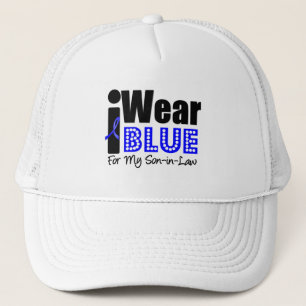 Colon Cancer I wear Blue Ribbon for My Son in Law Truckerkappe
