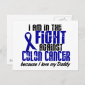COLON CANCER im Kampf für meinen Vater 1 Postkarte (Vorne/Hinten)