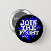 Colon Cancer Join the Fight Button (Vorne & Hinten)