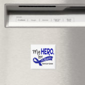 Colon Cancer my HERO my HUSBAND 42 Magnet (In Situ (Geschirrspüler))