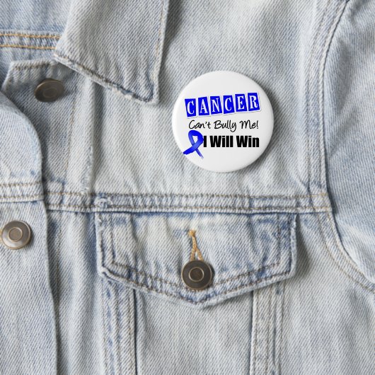 Colon Cancer nicht Bully Ich werde gewinnen Button (Beispiel)