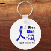 Colon Cancer Ribbon für meinen Daddy Schlüsselanhänger (Vorderseite)