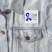 Colon Cancer Ribbon Jemand I Liebe Button (Beispiel)