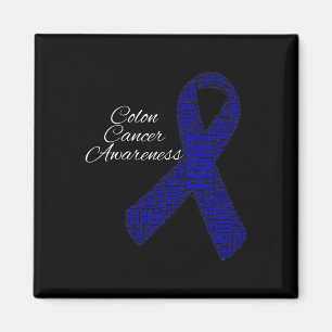 Colon Cancer Shirts Colon Cancer Awareness Ribbon Magnet