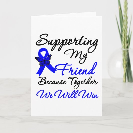Colon Cancer Support (Friend) Karte (Vorderseite)