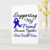 Colon Cancer Support (Friend) Karte (Gelbe Blume)
