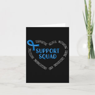 Colon Cancer Support Squad Colon Cancer Awareness Karte
