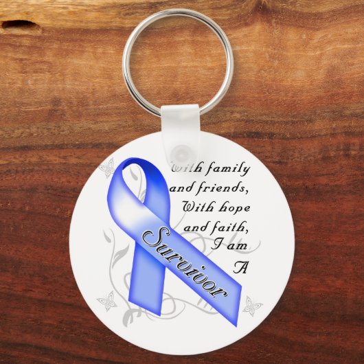 Colon Cancer Survivor Schlüsselanhänger (Vorderseite)