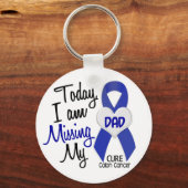 Colon Cancer VERMISST MY VATER Schlüsselanhänger (Vorderseite)