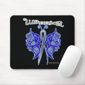 Colon Cancer Warrior Celtic Butterfly Mousepad (Mit Mouse)