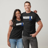 Colon Cancer Warrior T Shirt Dunkelblauer Bewussts (Unisex)