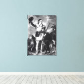 Colonel Davy Crockett Leinwanddruck (Insitu (Holzboden))