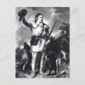 Colonel Davy Crockett Postkarte (Vorderseite)