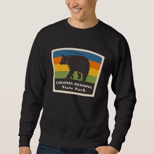 Colonel Denning State Park Pennsylvania Bear PA So Sweatshirt (Vorderseite)