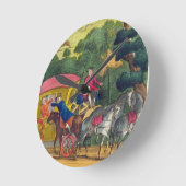 Colonel Jack robbing Mary Smith in Maidenhead Thic Runde Wanduhr (Winkel)