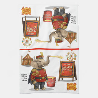 Colonel Klinger, custard slinger Geschirrtuch