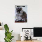 Colonel Meow hang dort hinein Poster (Heimbüro)