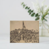 Colonel Roosevelt und seine Rough Riders Postkarte (Stehend Vorderseite)