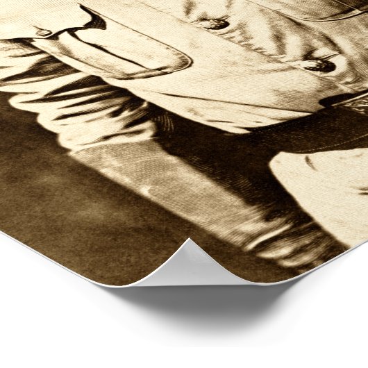 Colonel Theodore Roosevelt Poster (Ecke)