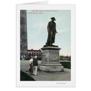Colonel William Prescott Statue Scene