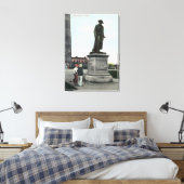 Colonel William Prescott Statue Scene Leinwanddruck (Insitu (Schlafzimmer))