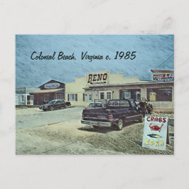 Colonial Beach, Virginia ca. 1985 Postkarte