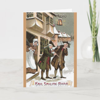 Colonial Christmas in Olde Towne Feiertagskarte