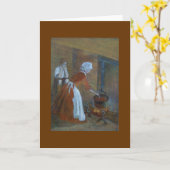 Colonial Cook Karte (Gelbe Blume)