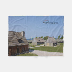 Colonial-Michilimackinac-Fleecedecke Fleecedecke
