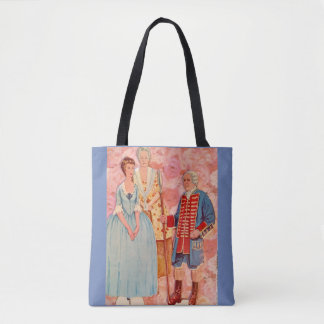 Colonial Paper Doll Tote Bag Tasche