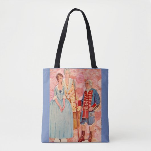 Colonial Paper Doll Tote Bag Tasche (Vorderseite)