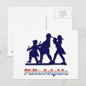 Colonial Philadelphia Postkarte (Vorne/Hinten)