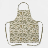Colonial Sage Green Gold Harvest Schürze (Vorderseite)